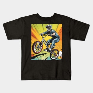 Bicycle Riding Kids T-Shirt